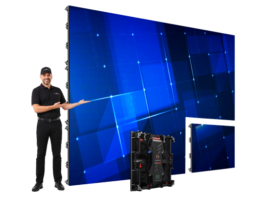 14.7 x 8.2 ft outdoor display dimensions